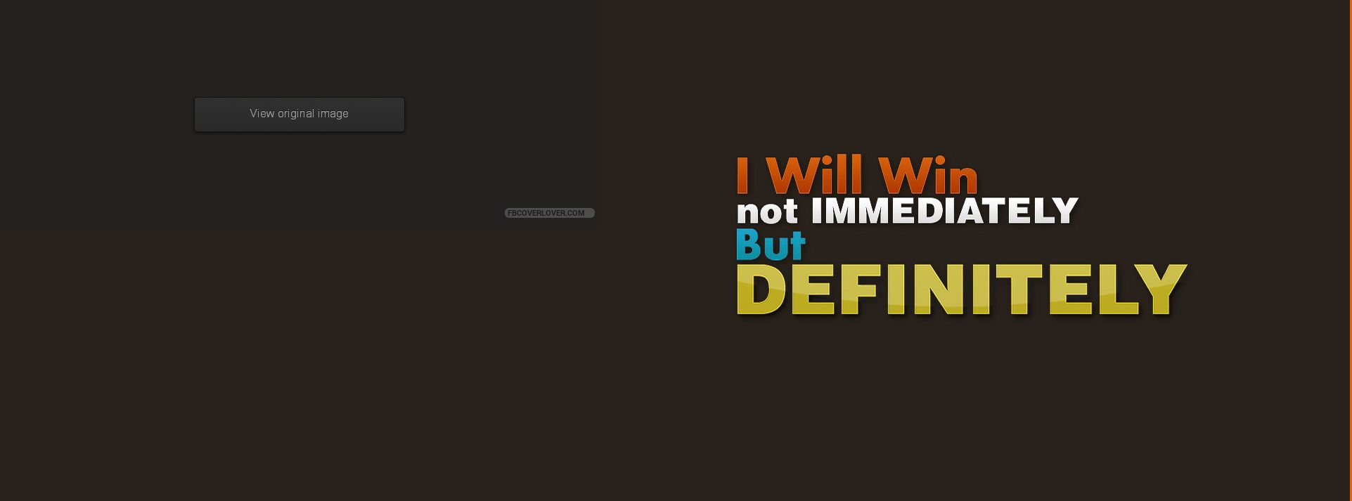 Life quote Facebook Cover