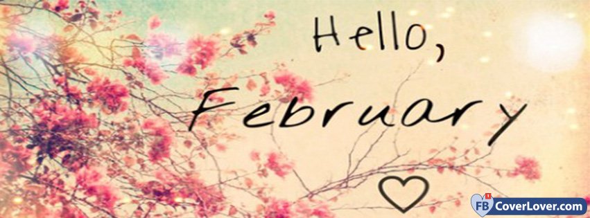 Hello February Seasonal Facebook Cover Maker Fbcoverlover