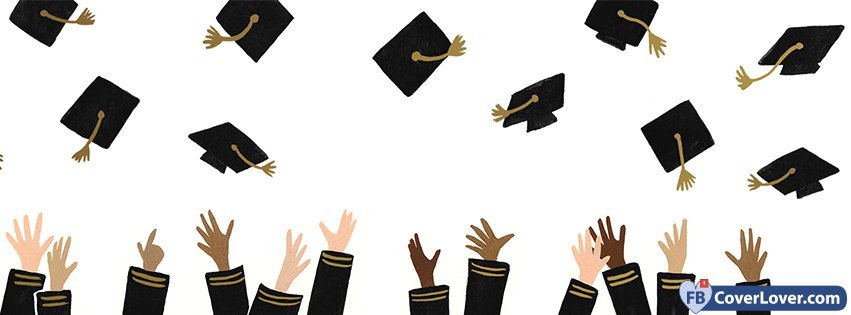 Graduation Hats Off Holidays And Celebrations Facebook Cover Maker ...