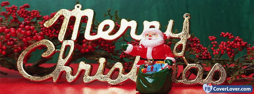 Download Merry Christmas seasonal Facebook Cover Maker Fbcoverlover.com